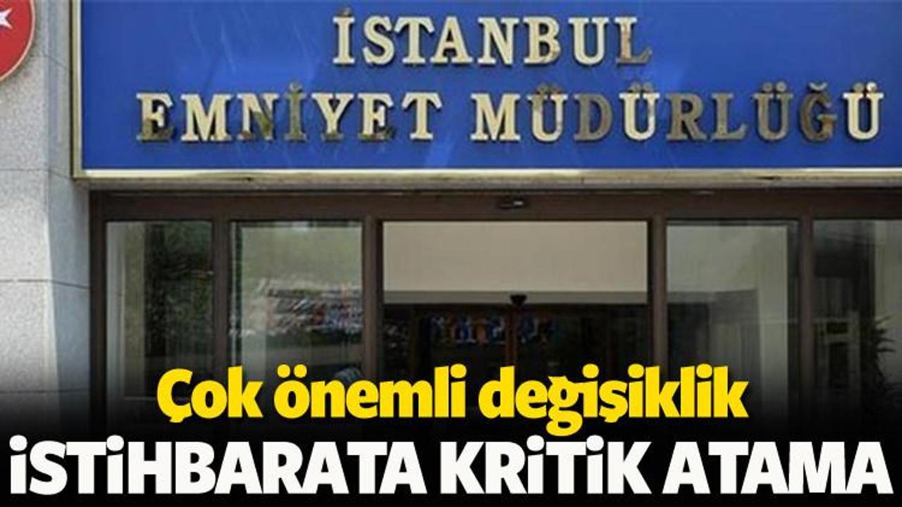 İstanbul Emniyet İstihbarat'ta kritik değişim