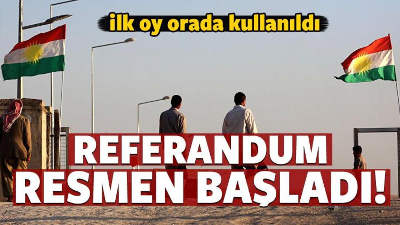  ‘Kürdistan referandumu’ resmen başladı!