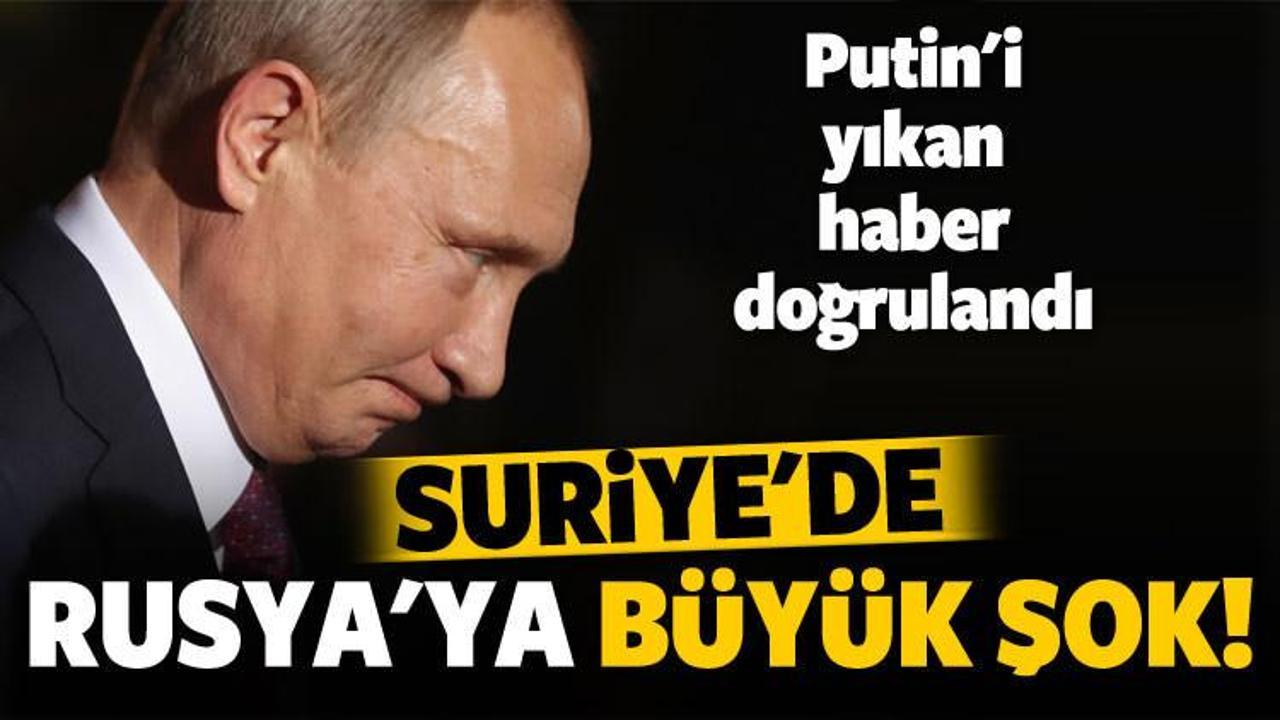 Suriye'de Rusya'ya büyük şok!