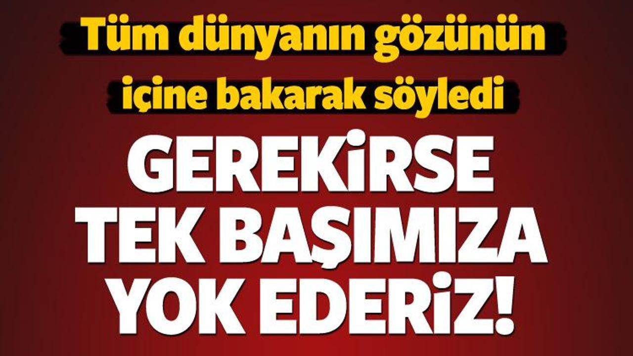 Trump: Gerekirse K.Kore'yi tek başımıza yok ederiz
