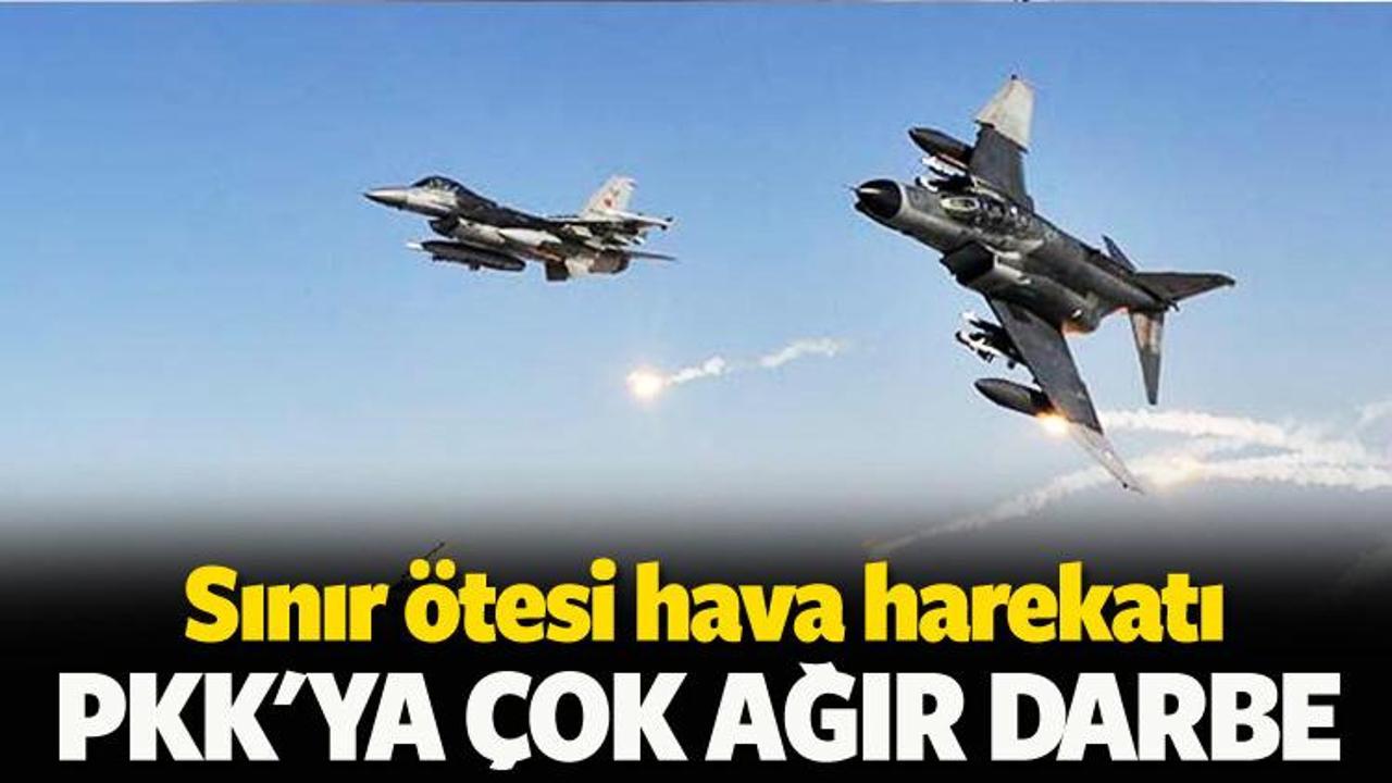 TSK'dan hava harekatı! PKK'nın depoları yok edildi