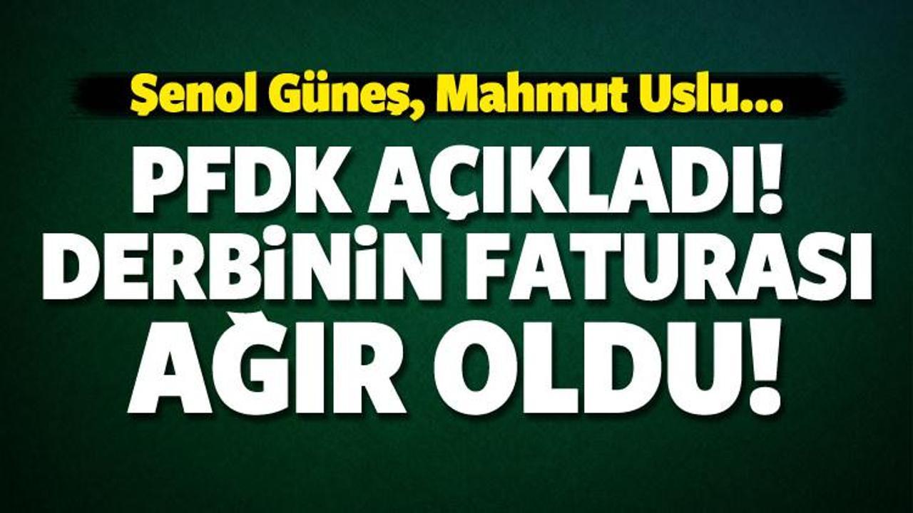 Derbinin faturası ağır oldu! Şenol Güneş...