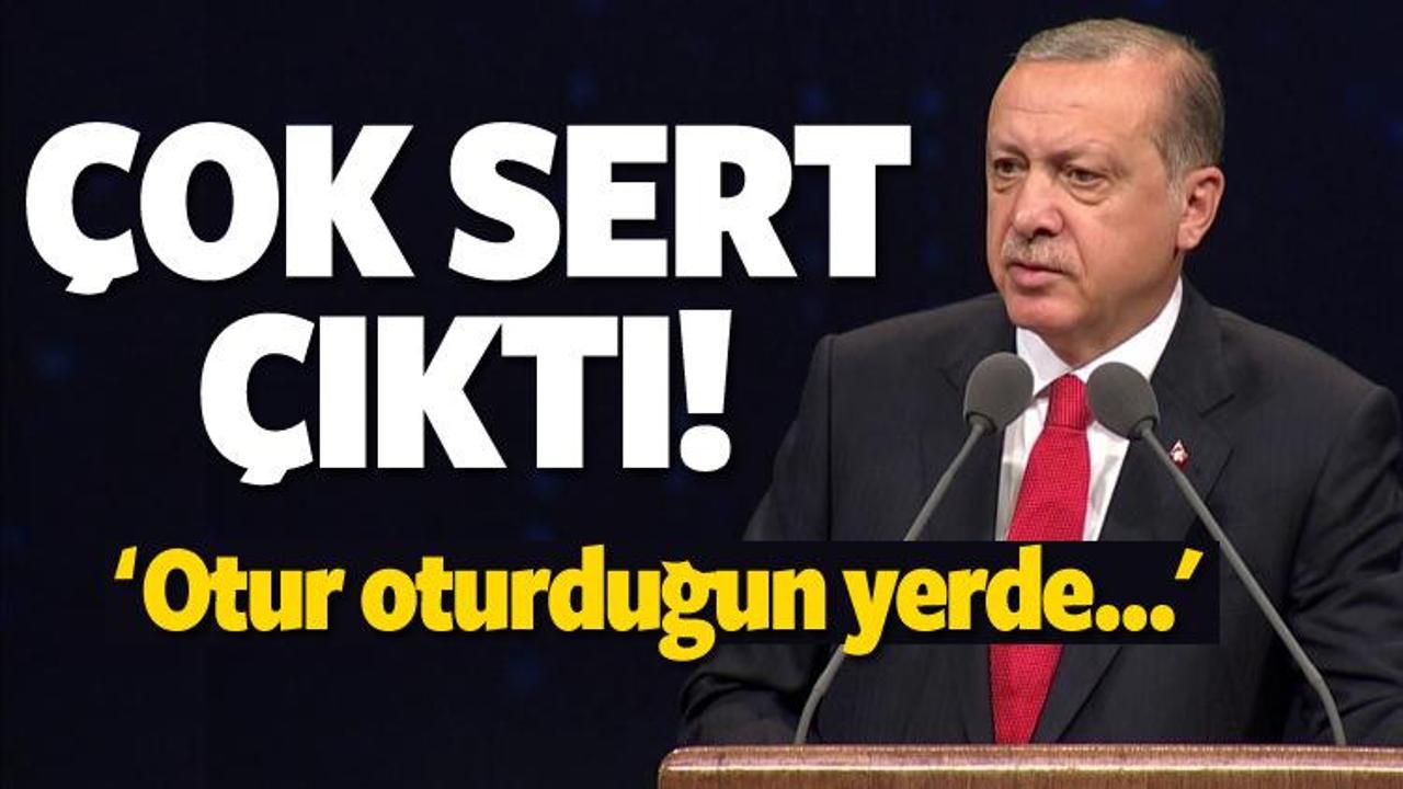 Erdoğan'dan Barzani'ye: Otur oturduğun yerde!