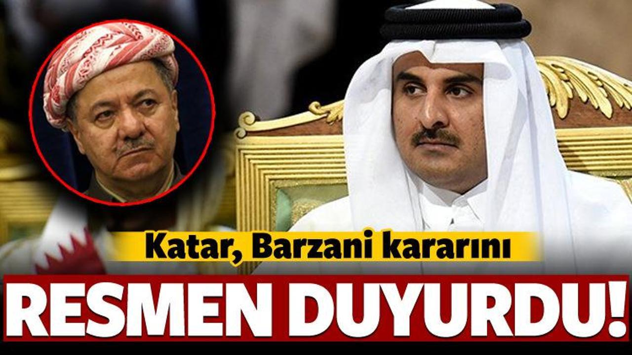 Katar yönetiminden Barzani kararı!