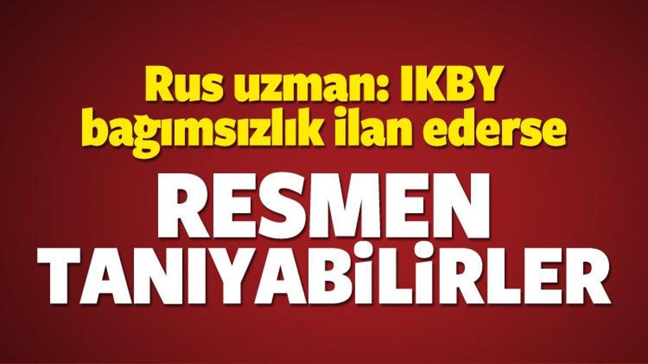 Rus uzman: IKBY'nin bağımsızlığını tanıyabilirler!