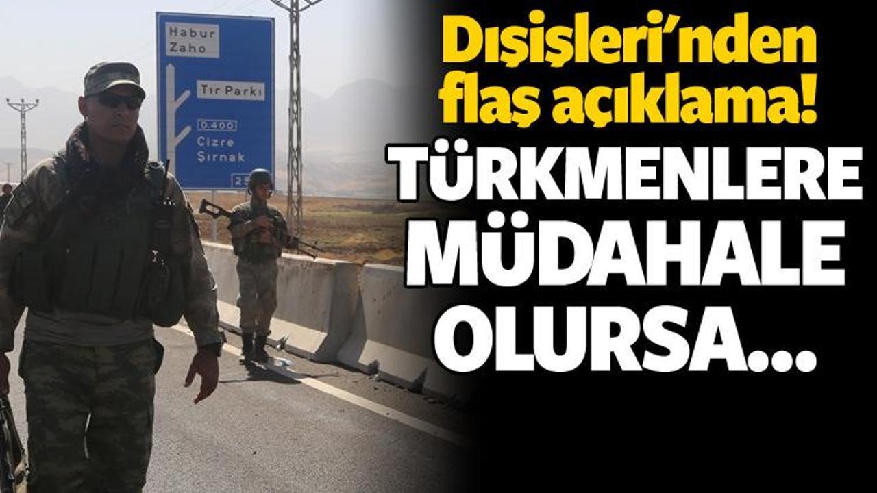 Türkiye'den Barzani'ye askeri müdahale uyarısı! 