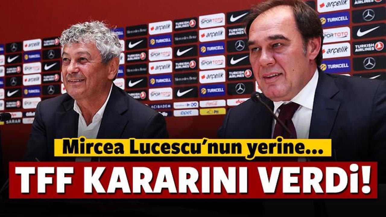 TFF'den Mircea Lucescu kararı!