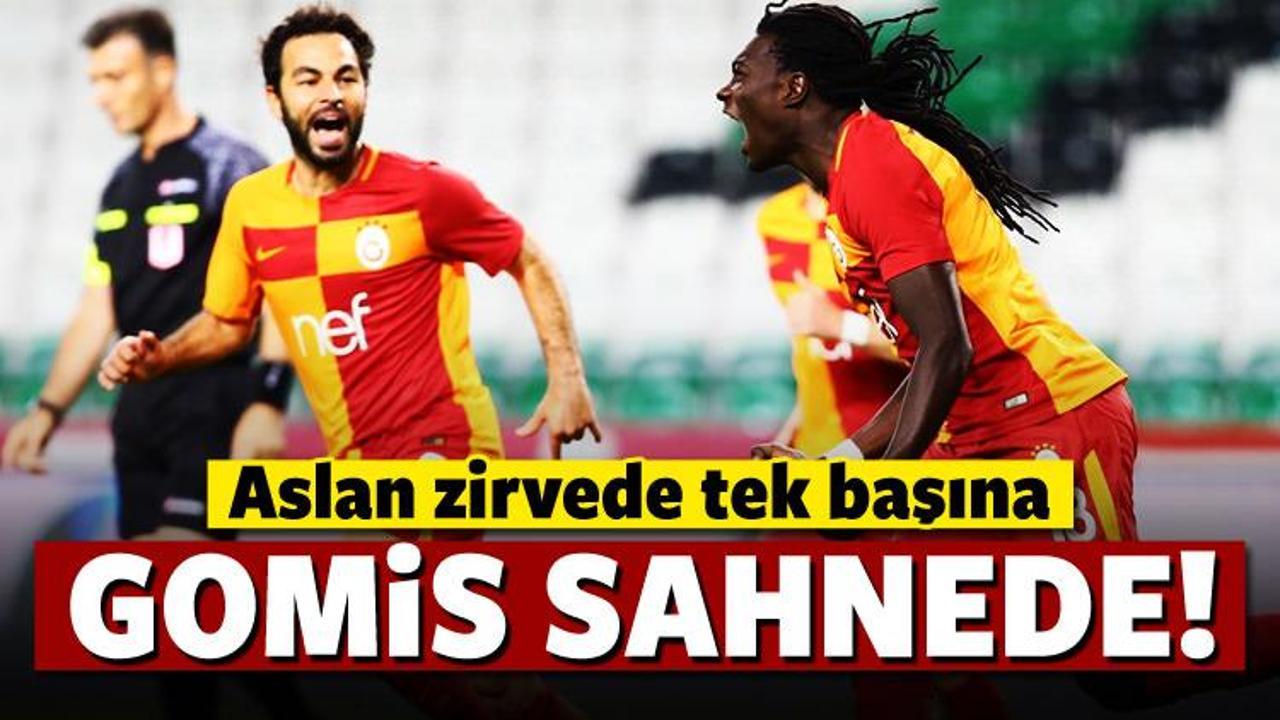 Aslan zirvede tek başına!