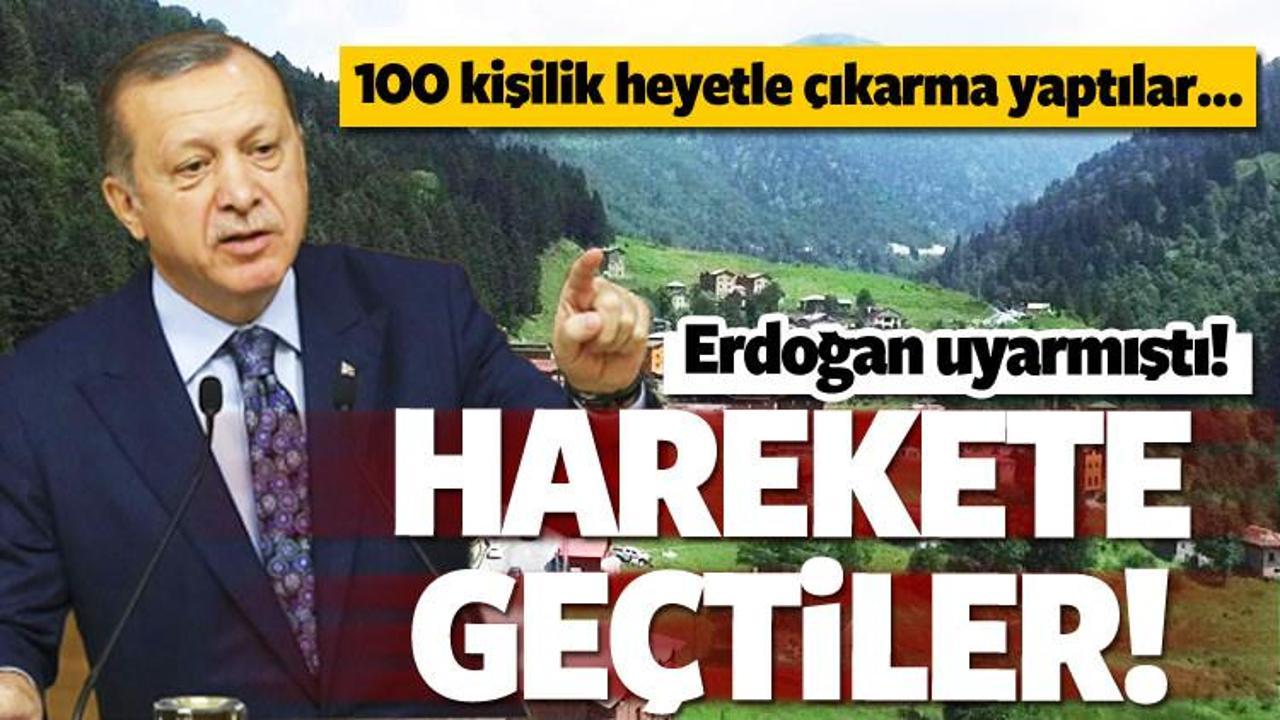 Erdoğan uyarmıştı! 100 kişilik heyet gönderdiler