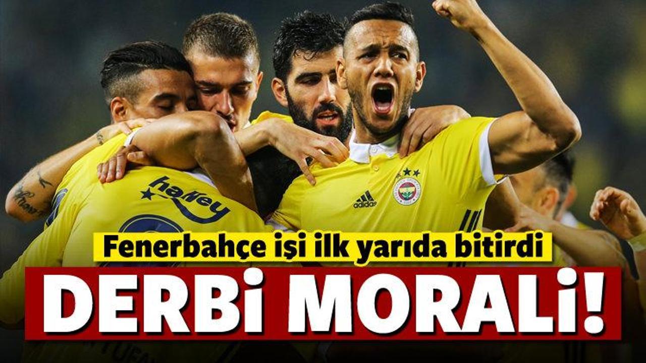 Fenerbahçe derbi öncesi moral buldu!