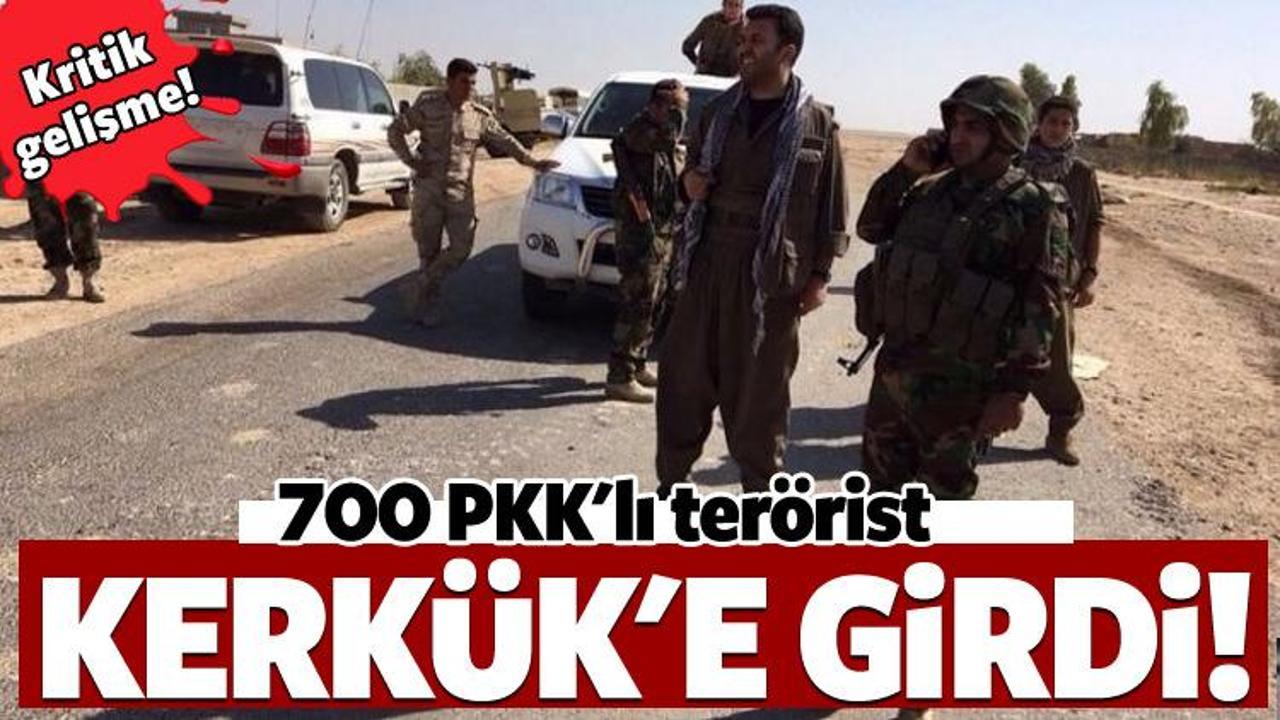 Kritik iddia: 700 PKK'lı terörist Kerkük'e girdi!