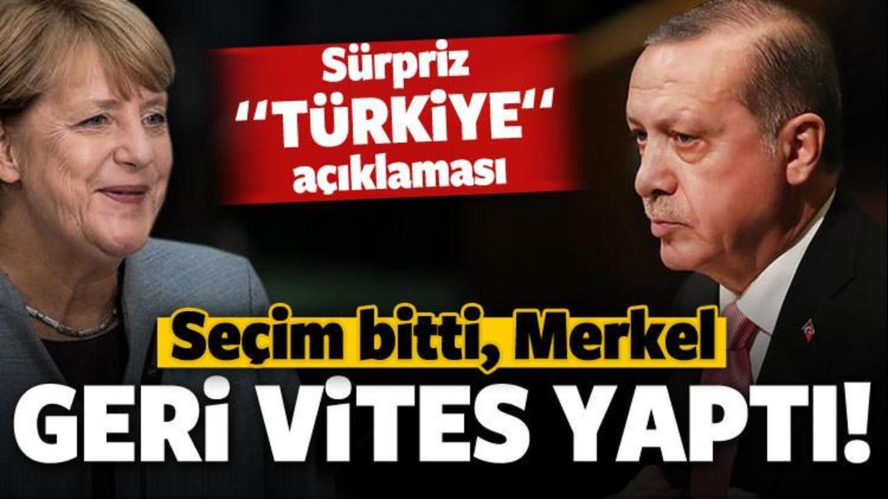 Seçim bitti 'U' dönüşü başladı! Türkiye açıklaması