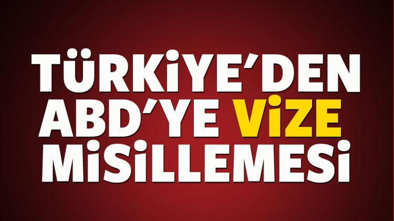 Türkiye'den ABD'ye misilleme!