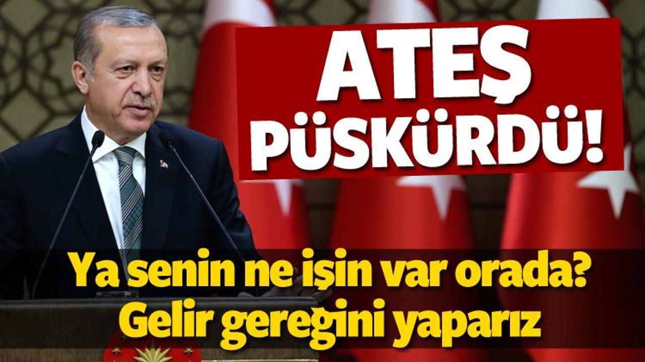 Erdoğan'dan çok sert 'Kerkük' tepkisi!