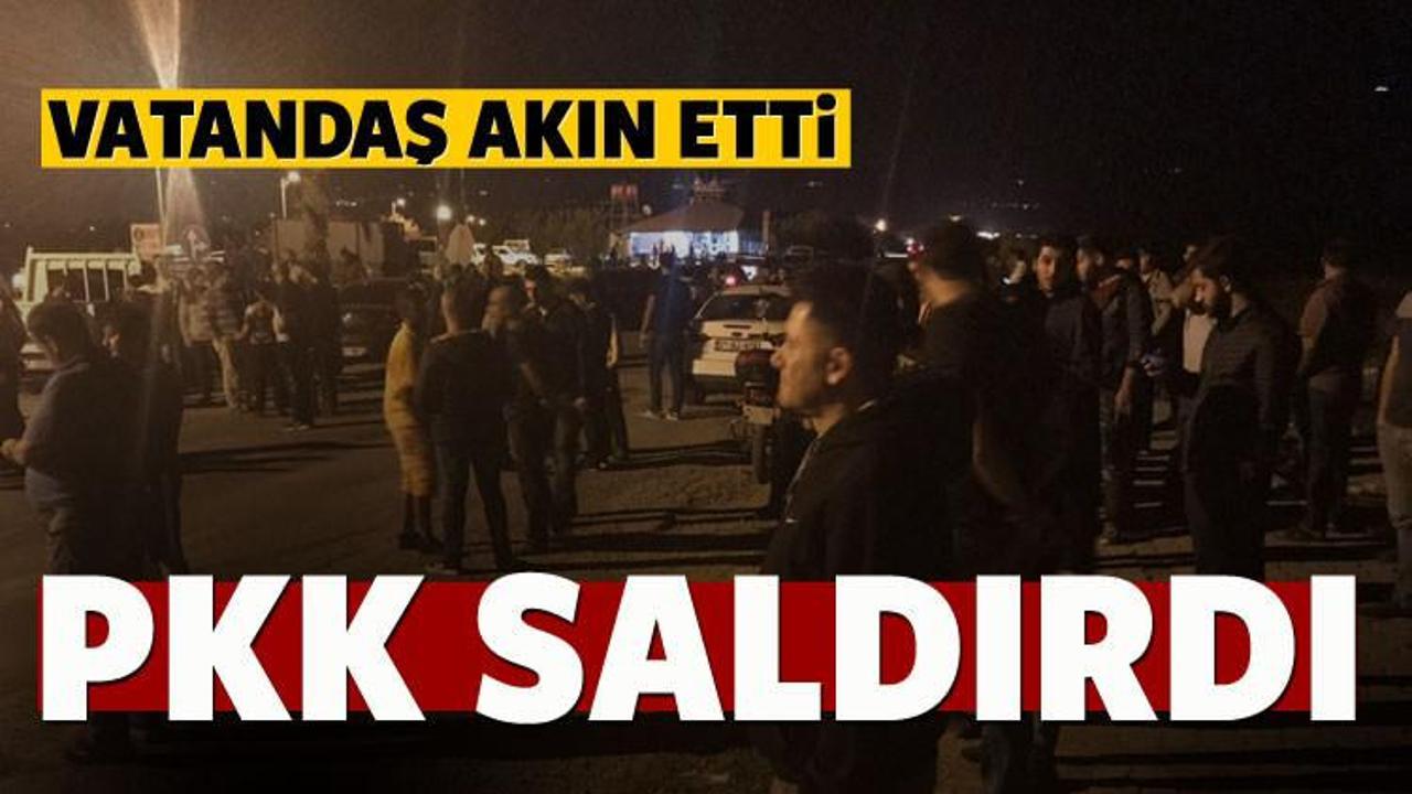 PKK saldırdı, vatandaş akın etti