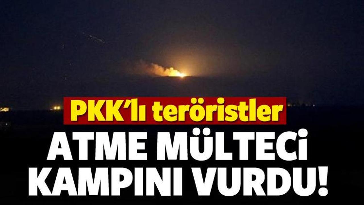 PKK'lı teröristler Atme mülteci kampını vurdu