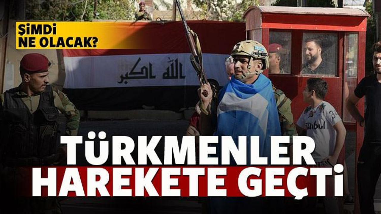 Türkmenler Kerkük'te harekete geçti