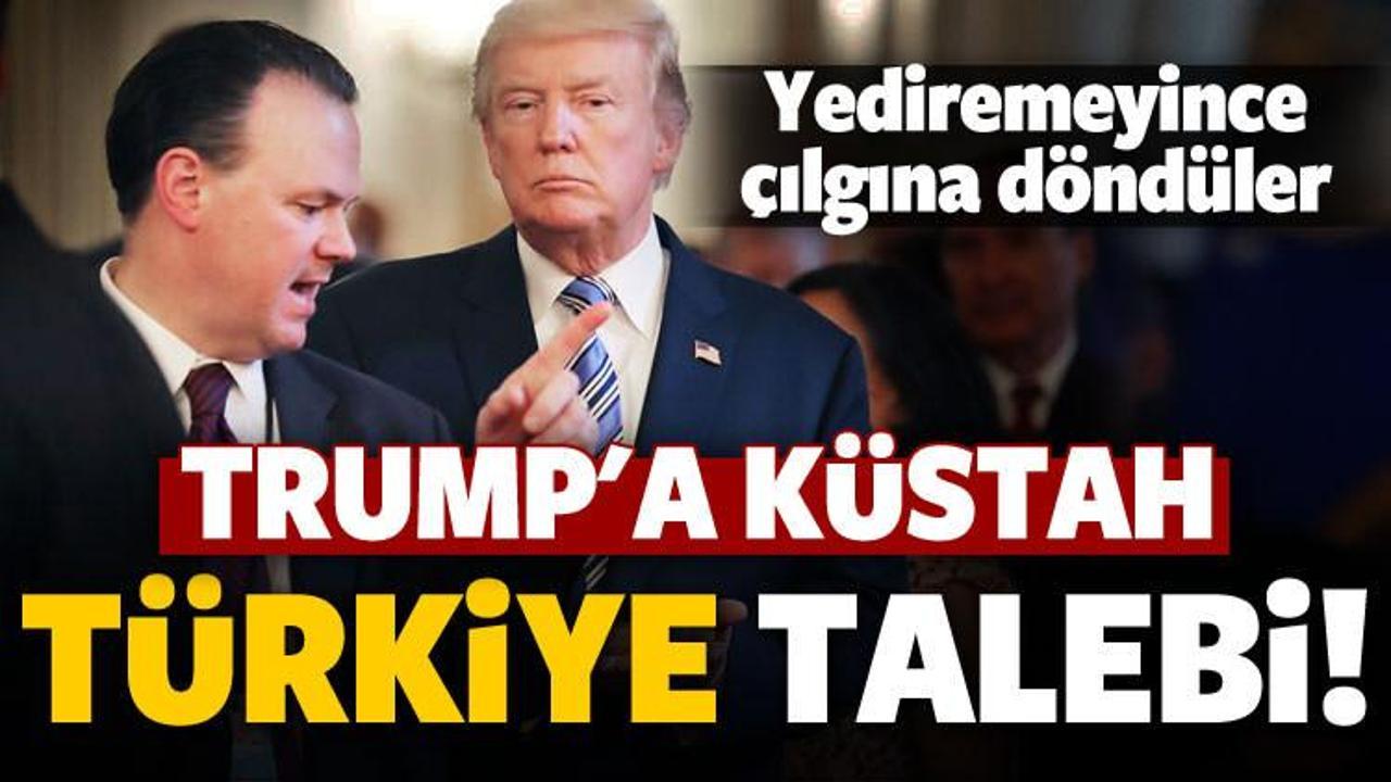 Trump'a küstah 'Türkiye' çağrısı! Hazmedemediler