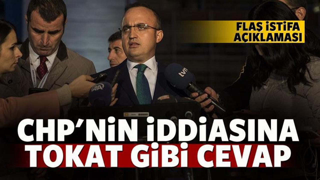 AK Parti'den flaş istifa açıklaması