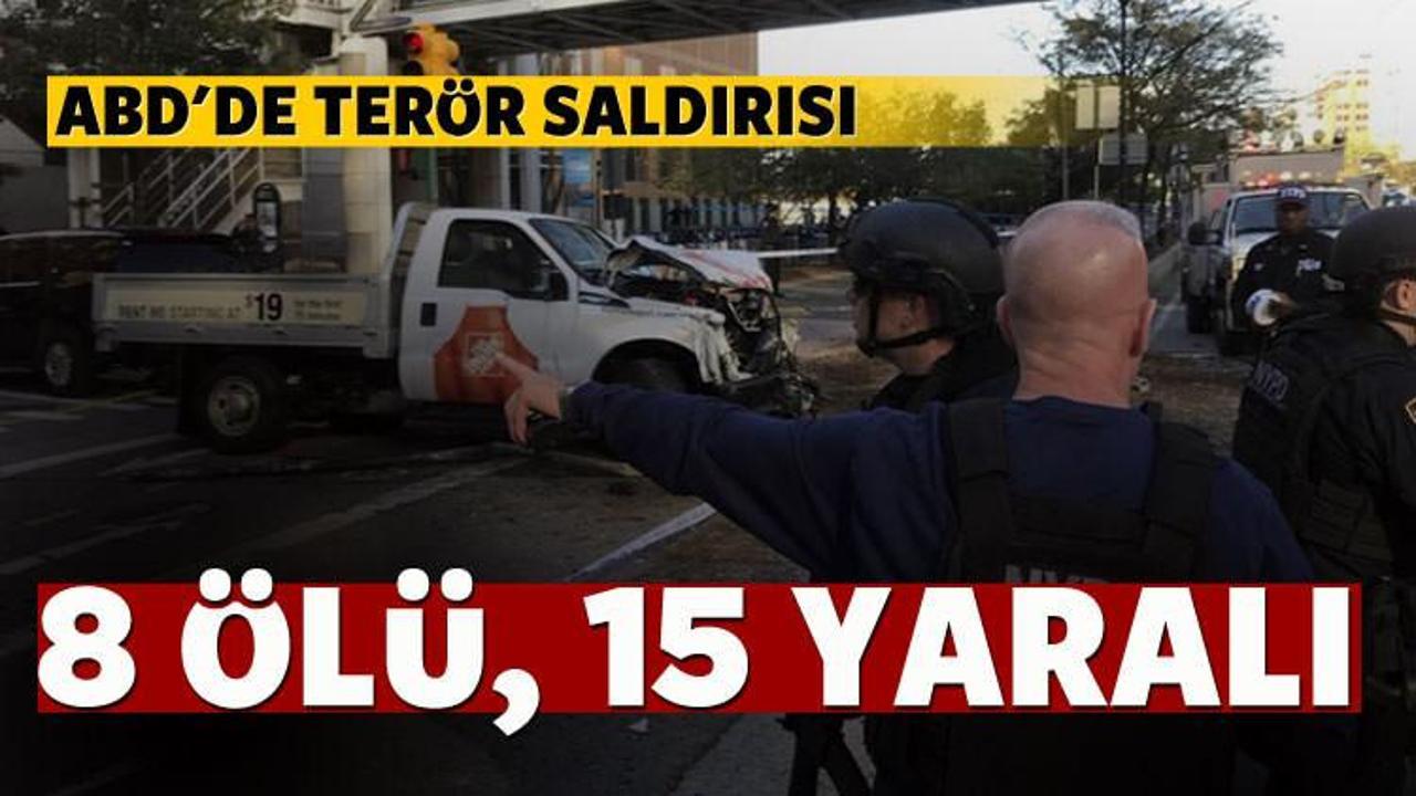 ABD'de ter&ouml;r saldırısı: 8 &ouml;l&uuml;