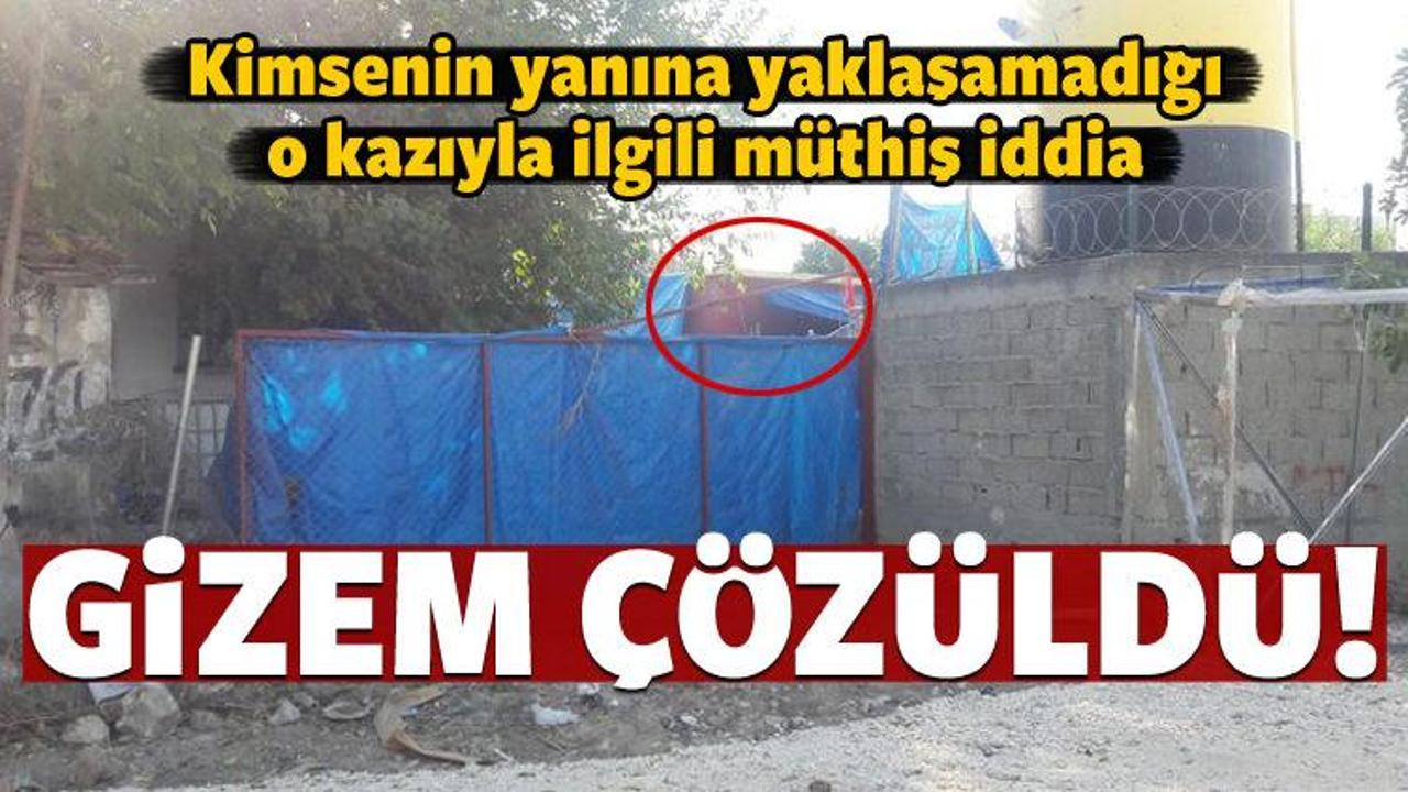 Gizemli kazıda yeni g&ouml;r&uuml;nt&uuml;ler ortaya &ccedil;ıktı 