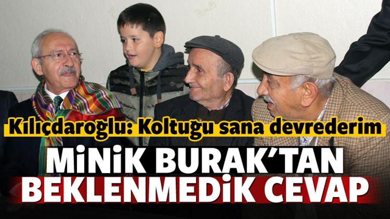 Minik Burak'tan Kılıçdaroğlu'na beklemediği cevap!