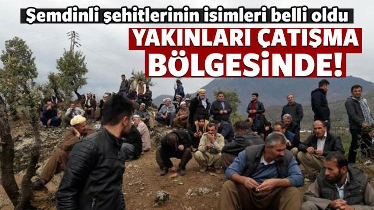 Şemdinli şehitlerinin isimleri belli oldu!