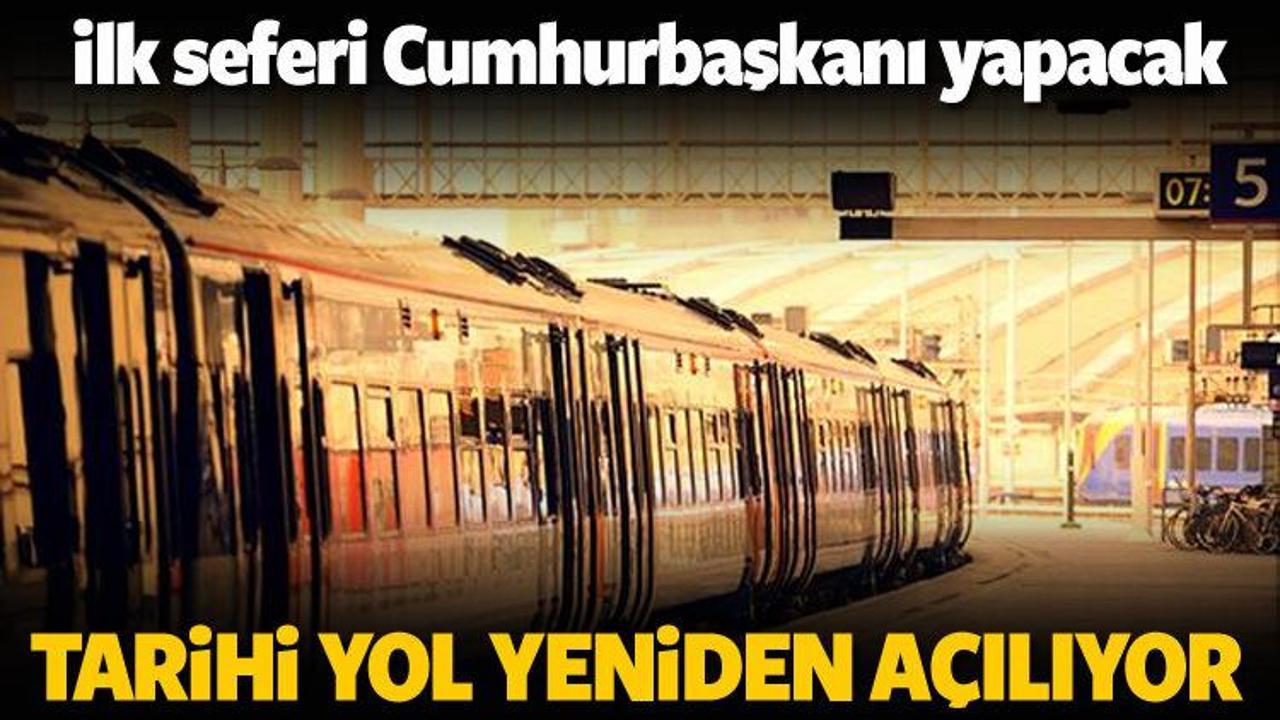 Tarihi yol tamamlandı! İlk sefer Erdoğan'dan