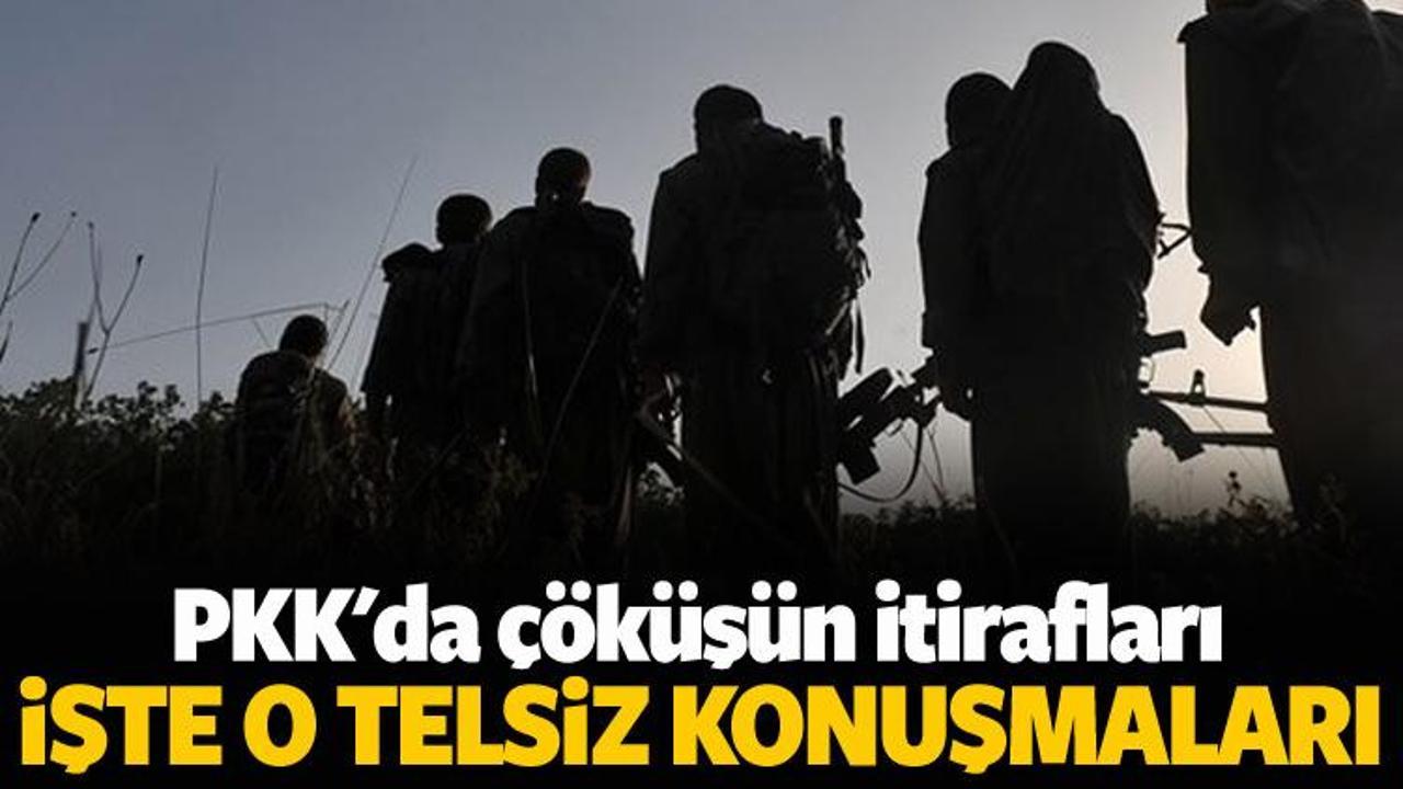  Terör örgütü PKK’da çöküşün itirafları