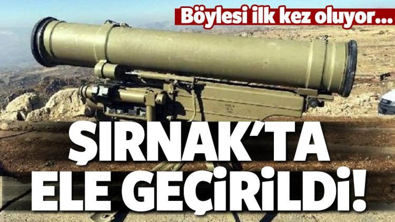 Şırnak'ta Rus yapımı METİS f&uuml;zesi ele ge&ccedil;irildi