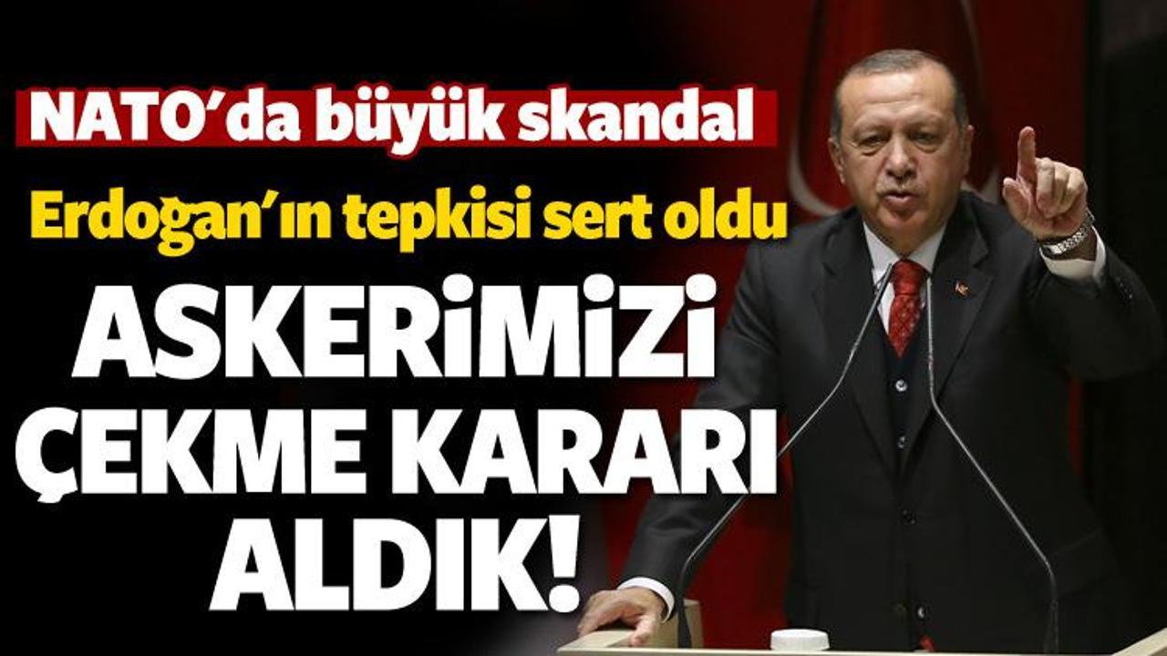 Erdoğan açıkladı: Askerimizi çekme kararı aldık!