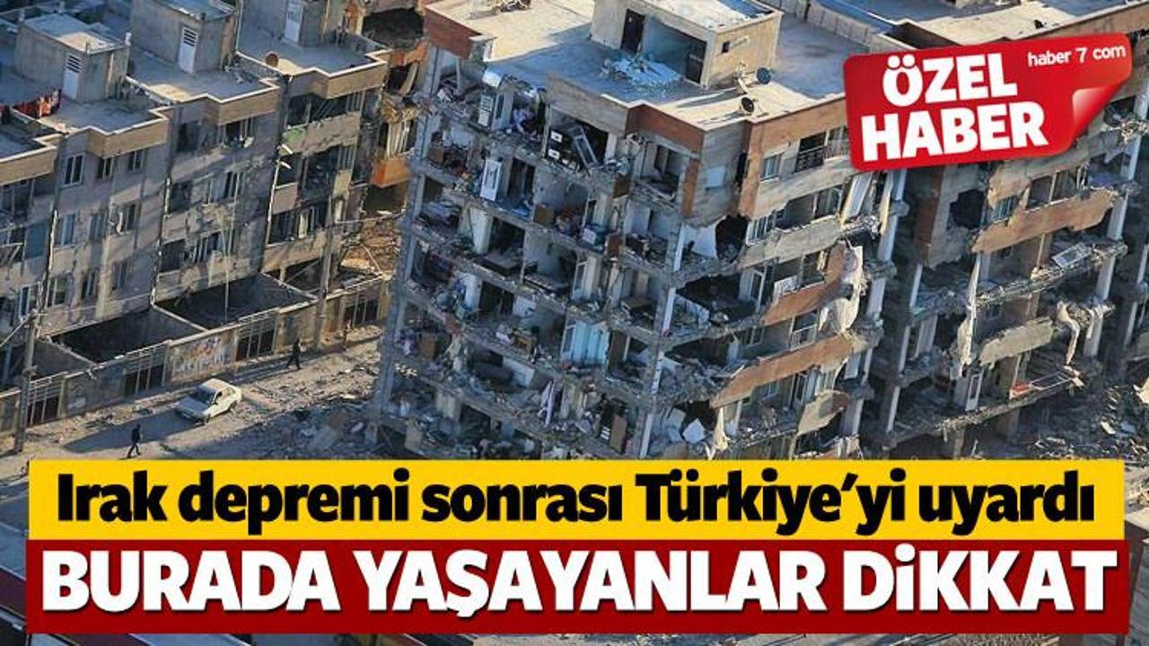 Irak depremi sonrası uyardı! Bu bölgeye dikkat