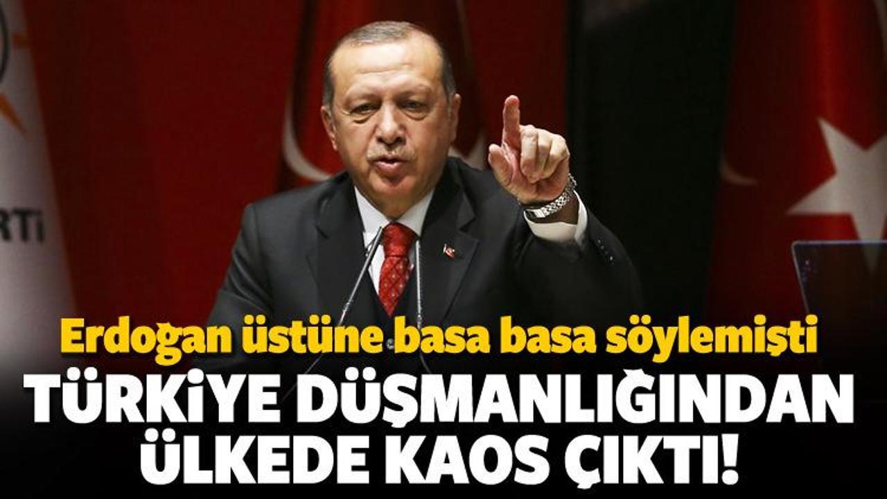 Erdoğan, üstüne basa basa söylemişti!