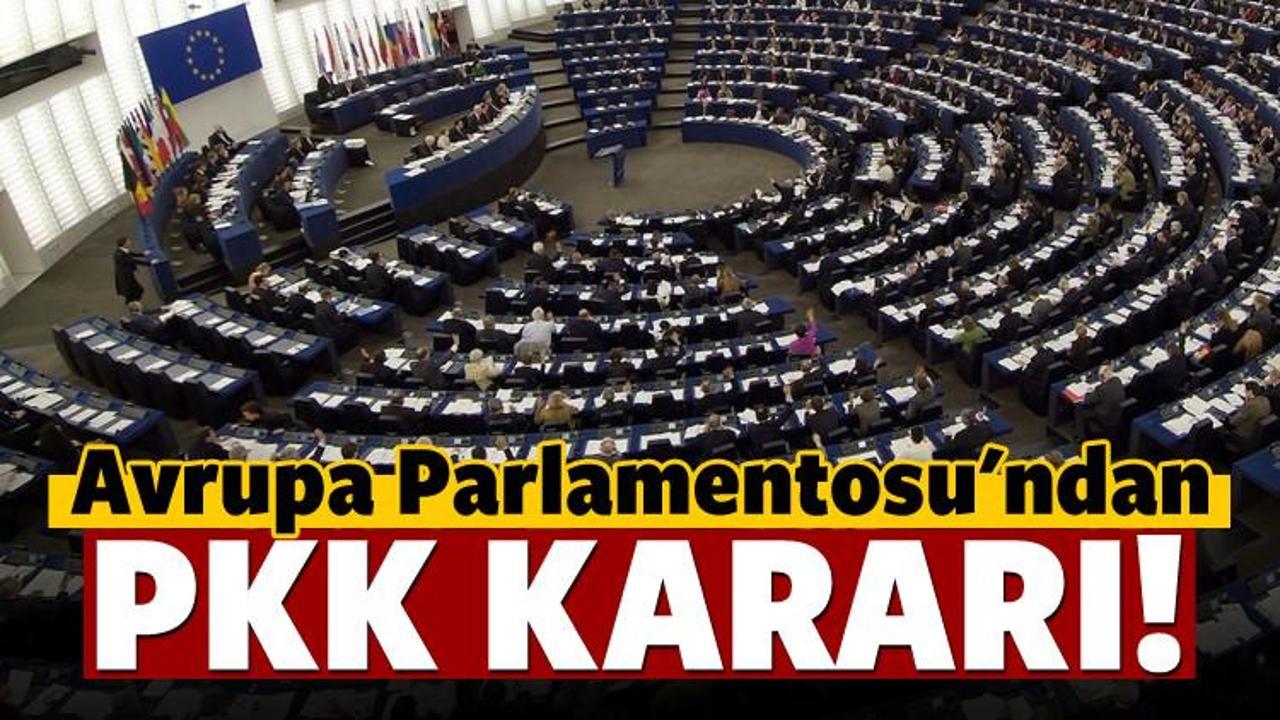 Avrupa Parlamentosu'ndan PKK ve DHKP-C kararı!