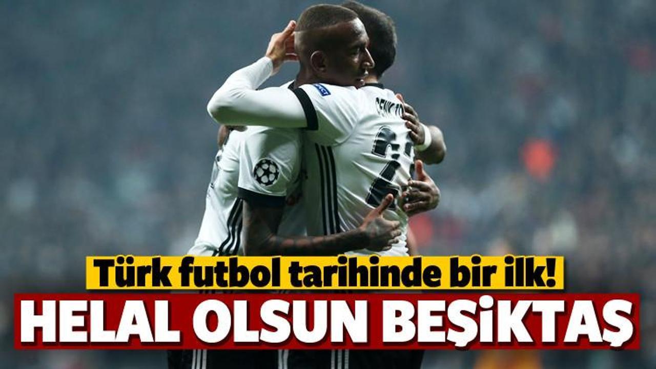 Beşiktaş tarih yazdı! İlk kez...