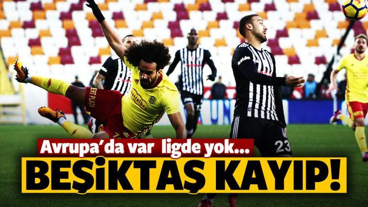 Beşiktaş'a zirve yarışında darbe!