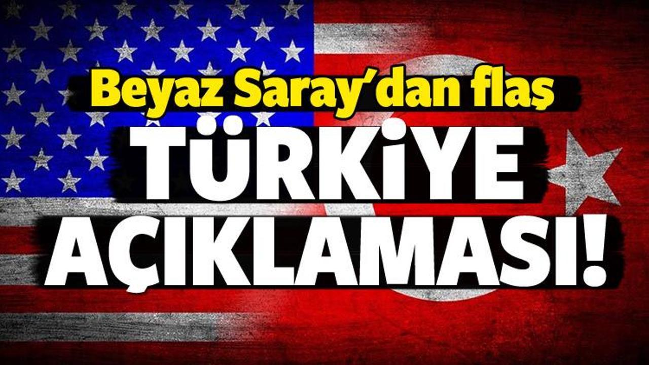 Beyaz Saray'dan bir Türkiye açıklaması daha!