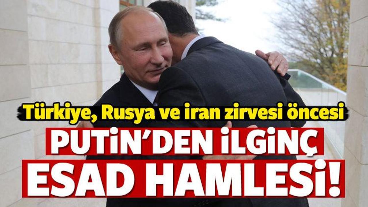 Esad, Rusya'da Putin ile görüştü!
