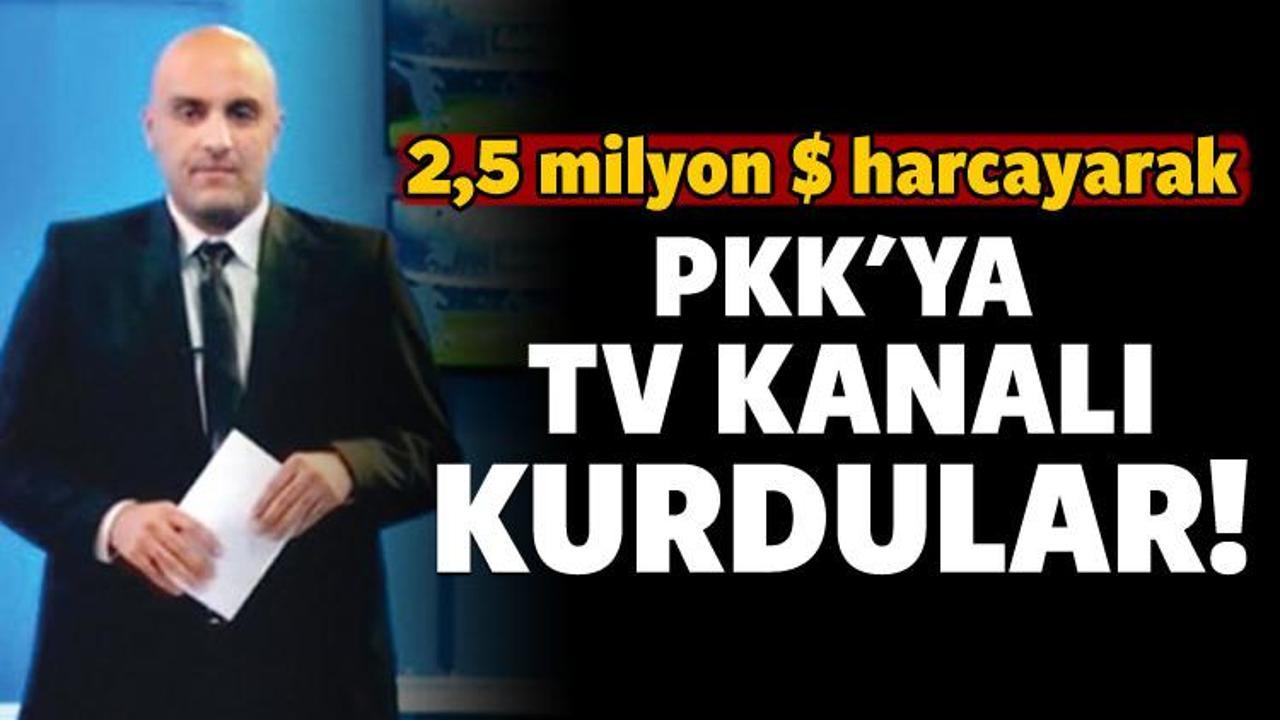 2,5 milyon dolar harcayarak PKK'ya tv kurdular