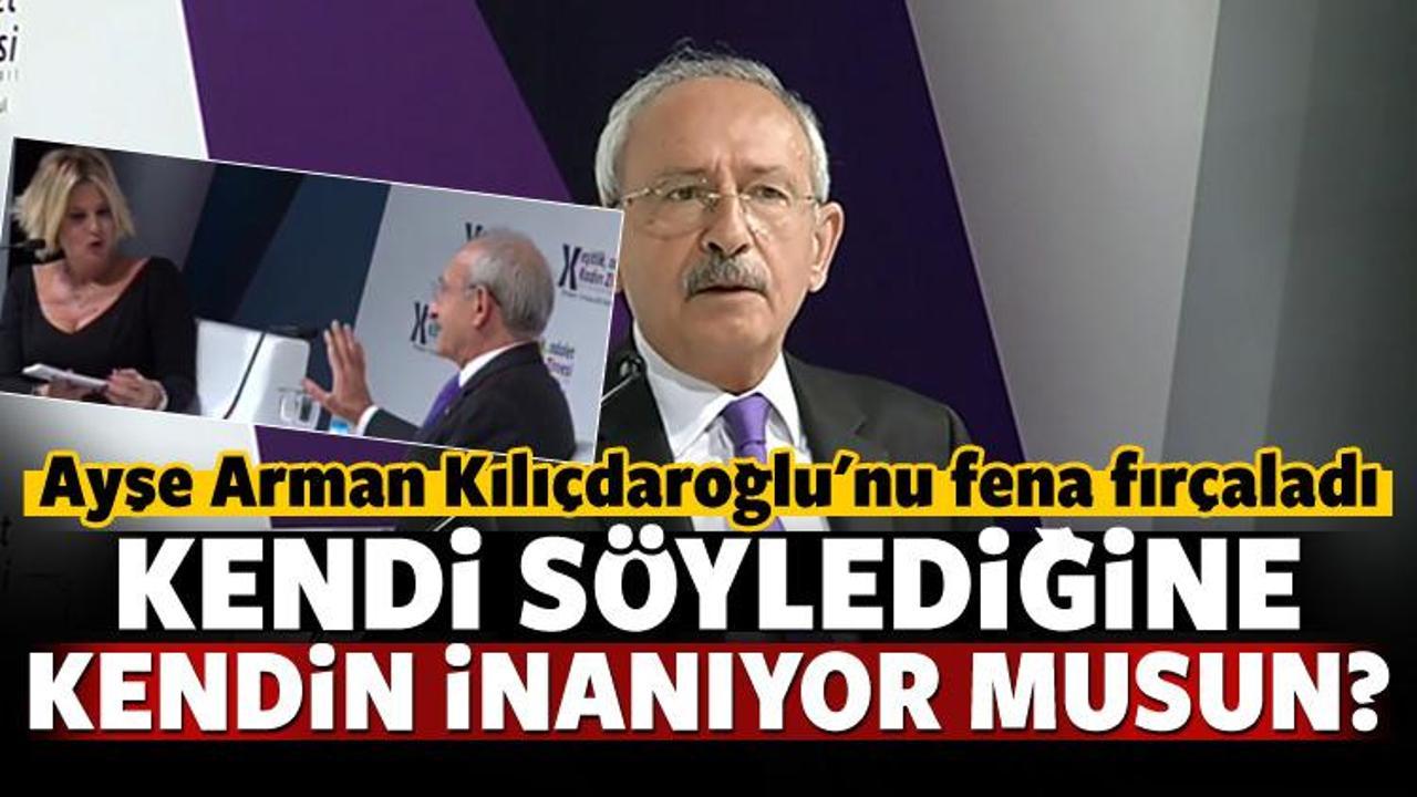 Ayşe Arman Kılıçdaroğlu'nu canlı yayında fırçaladı