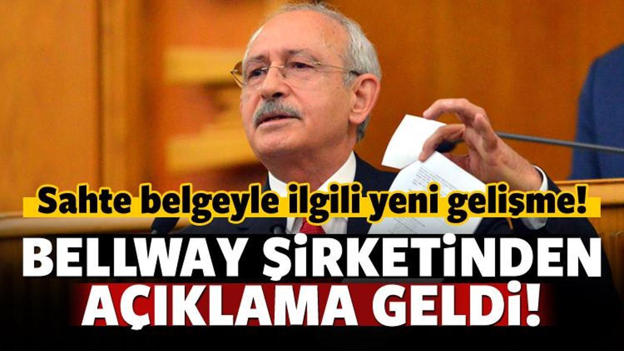 Bellway şirketinden Kılıçdaroğlu açıklaması