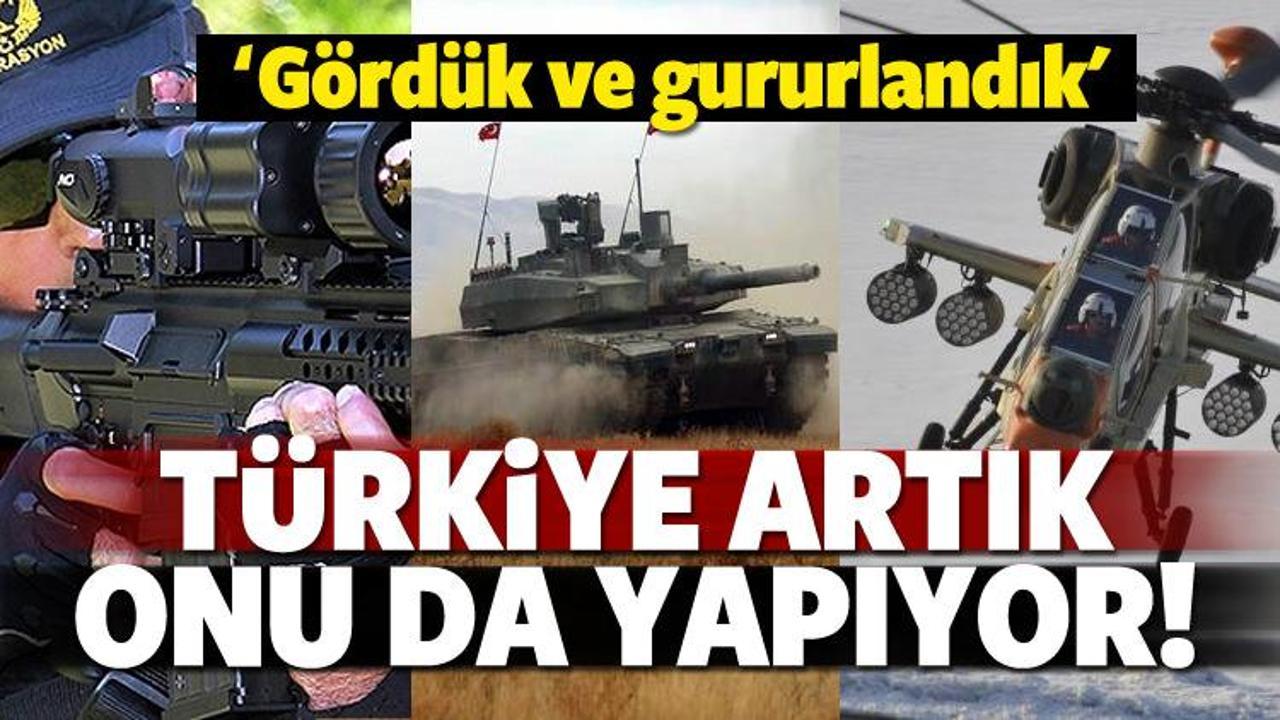 Türkiye artık onu da yapıyor!