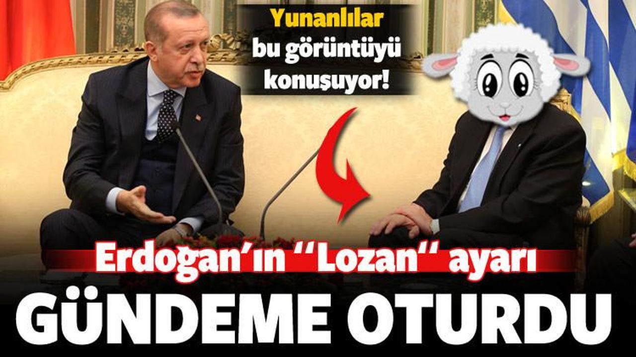 Erdoğan'ın Lozan ayarı Yunanistan'da gündem oldu!