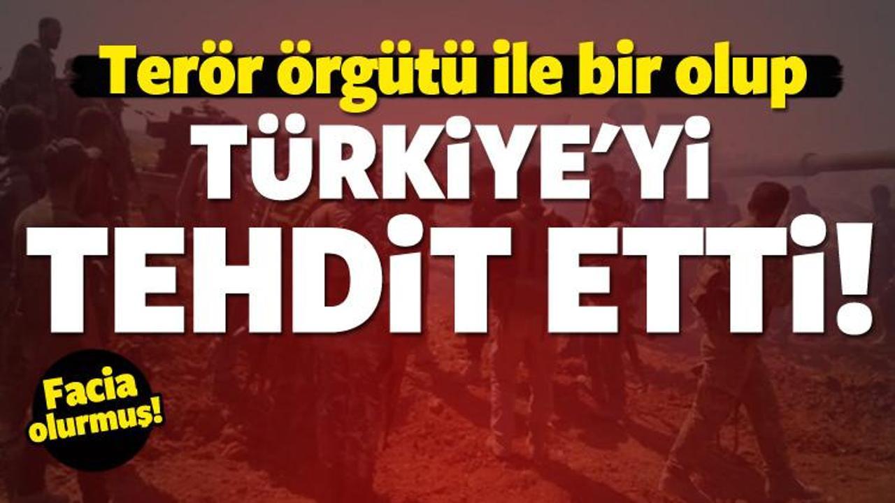 Firari FETÖ'cü PKK ile bir olup tehdit etti!