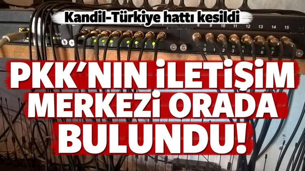 Silopi'de PKK'nın iletişim merkezi ele geçirildi!