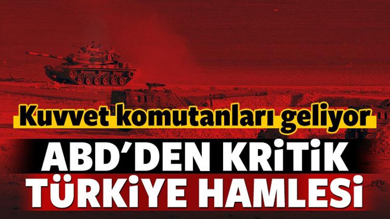 ABD'nin kuvvet komutanları Türkiye'ye geliyor