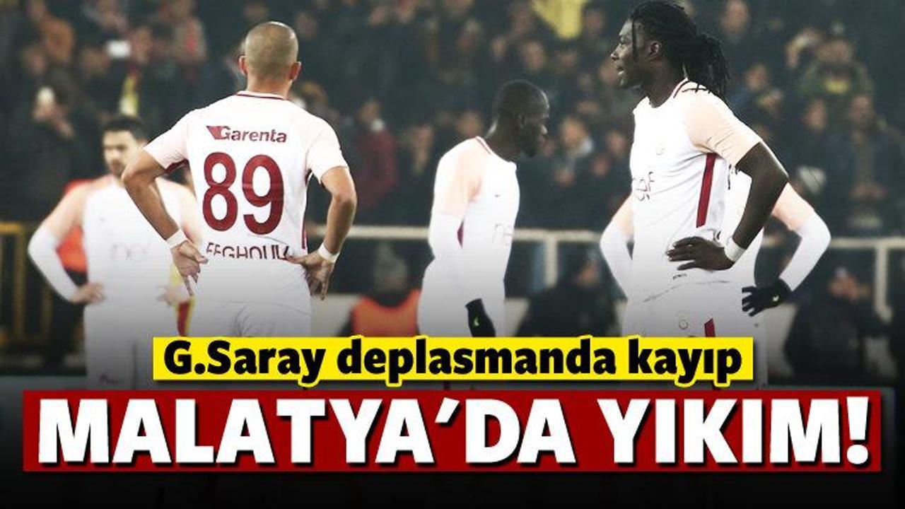 Galatasaray deplasmanda kayıp!