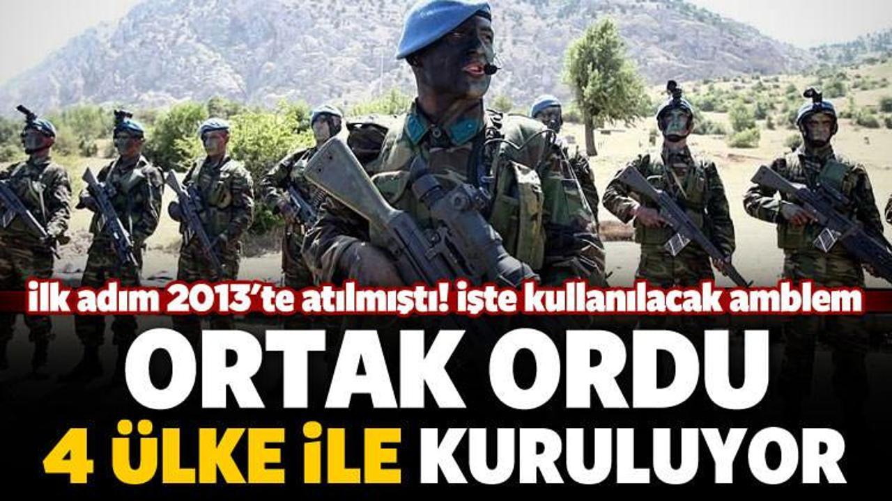 Ortak Türk ordusu kuruluyor! İşte sembolü