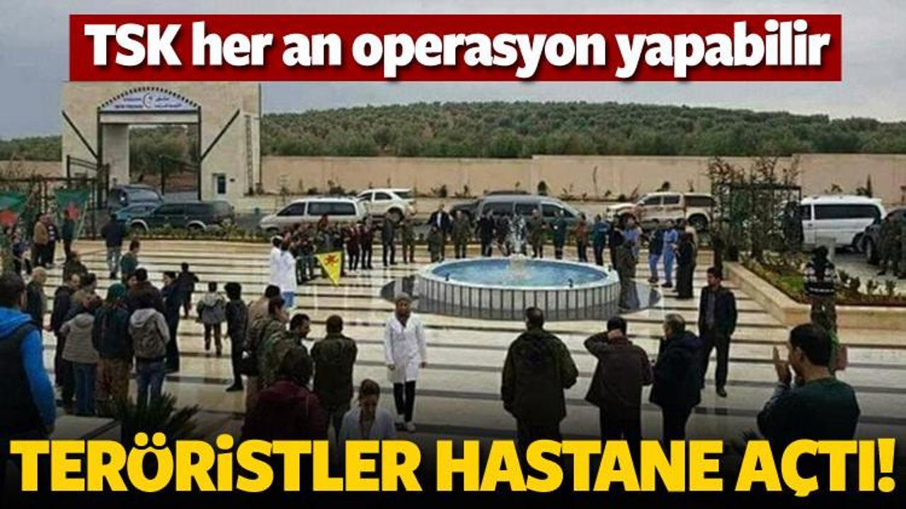 Teröristler PKK hastanesi açtı!