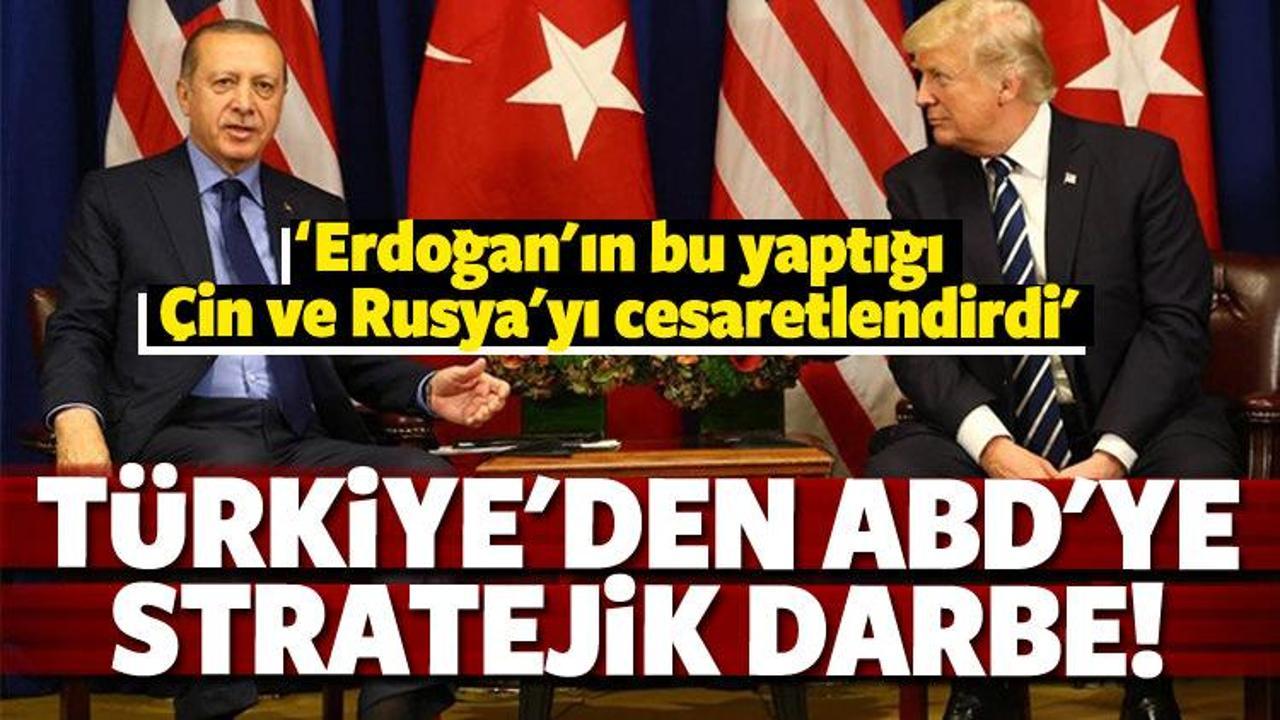 Türkiye'den ABD'ye stratejik darbe